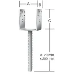 Vormann Oszloptalp 71314 71x60x100 Betonozható Legkelendőbb