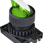 TRU COMPONENTS TC-9860172 S2SRN-L5G Választógomb Pecek Zöld 2 x 60 ° 1 db Expressz szállítás