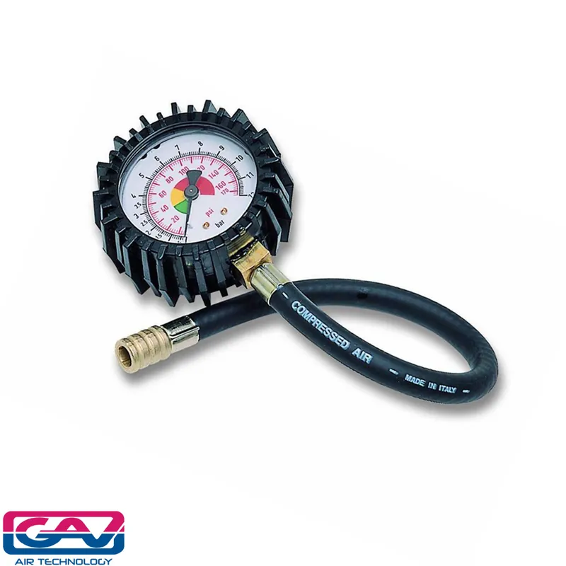 Expressz kézbesítés GAV 60F keréknyomás ellenőrző manométer 0-12 bar